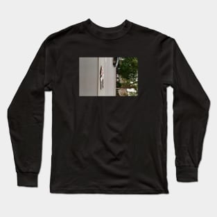 Road Sign on Street London Photography Art Long Sleeve T-Shirt